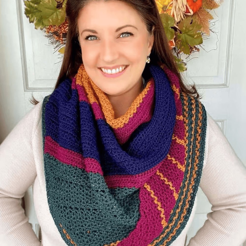 City Lights Crochet Shawl by Tales of Knots