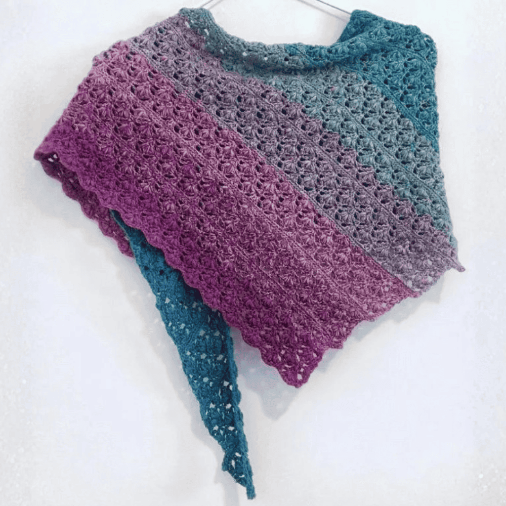 Crochet Lace Shawl Pattern by Made by Gootie