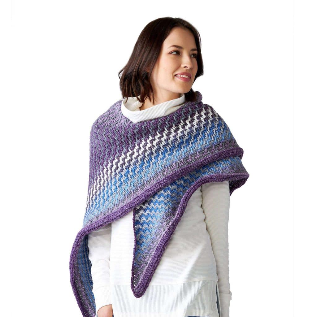 Free Mosaic Crochet Shawl Pattern Yarnspirations