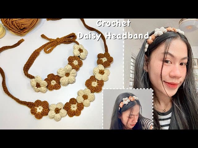 AU
Easy Crochet Daisy Headband Tutorial | Crochet Floral Headband DIY by Molina DIY